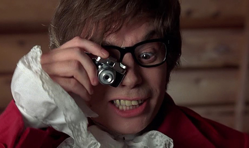 Austin Powers Hit camera