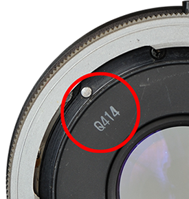 Canon F-1 date code