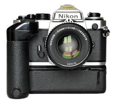 Nikon FM2 y motor MD-12