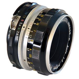 Nikkor-H 50mm f/2 modificado